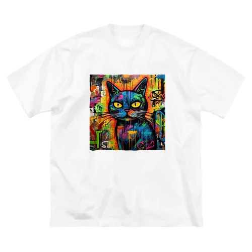 サイバーパンク猫 Big T-Shirt