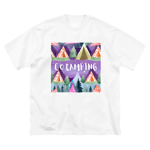 カラフルテントでGO CAMPING ビッグシルエットTシャツ