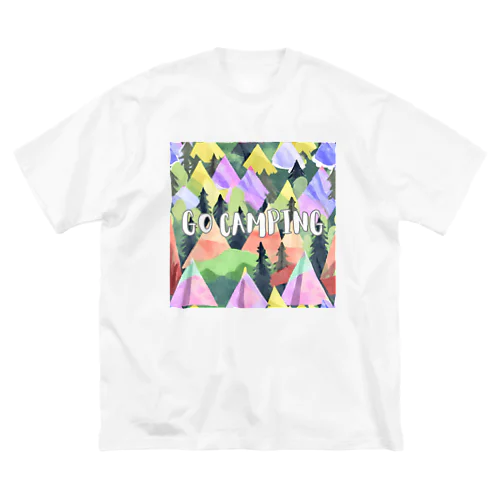 カラフルテントでGO CAMPING 2 ビッグシルエットTシャツ