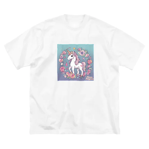 Flower Fairycorn (フラワーフェアリコーン) ビッグシルエットTシャツ