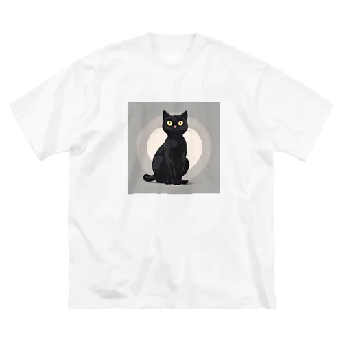 黒猫 Big T-Shirt