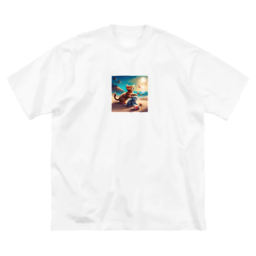 ネコビーチ Big T-Shirt