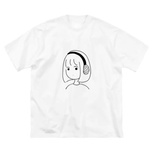 ヘッドパン女子 ビッグシルエットTシャツ