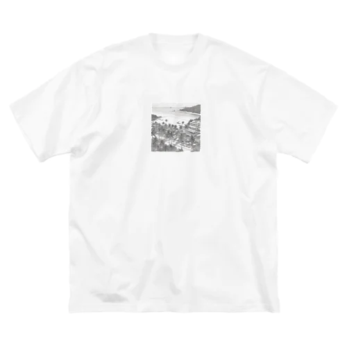 有名な観光スポットイメージ画像：ボラカイ島（フィリピン） ビッグシルエットTシャツ