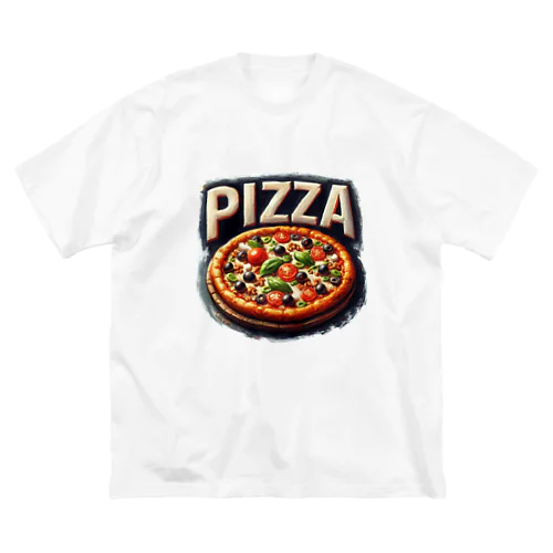 ピザ ビッグシルエットTシャツ