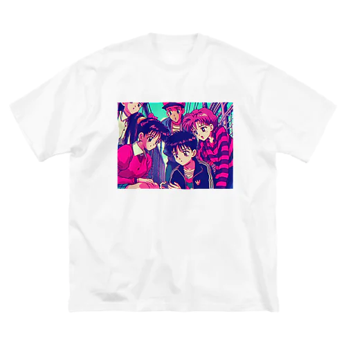 「バーチャルアベンジャー剛NEXT」| 90s J-Anime "Virtual Avenger Go 2" ビッグシルエットTシャツ