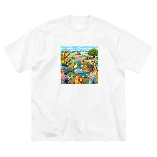 自然の動物園 Big T-Shirt