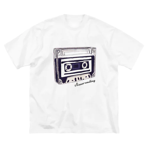 インディーズディストロ「Never-Ending MUSIC」グッズ ビッグシルエットTシャツ