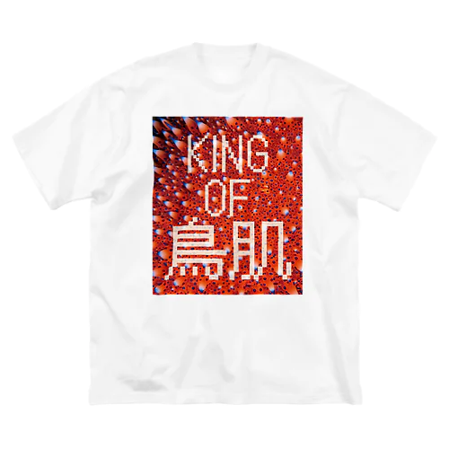 KING OF 鳥肌 ビッグシルエットTシャツ