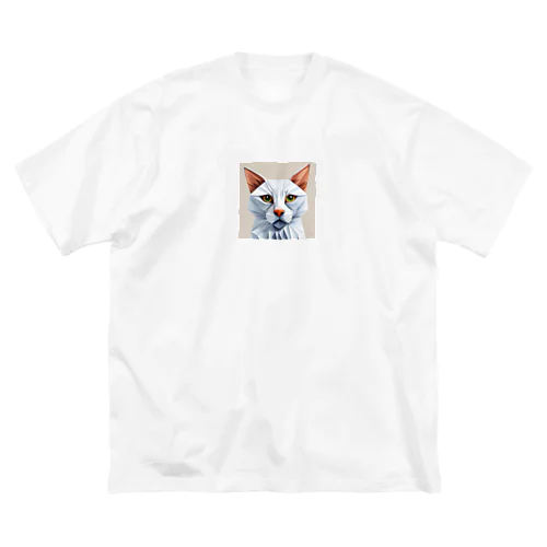 和の猫舞台 ビッグシルエットTシャツ