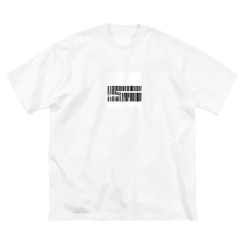 バーコード ビッグシルエットTシャツ