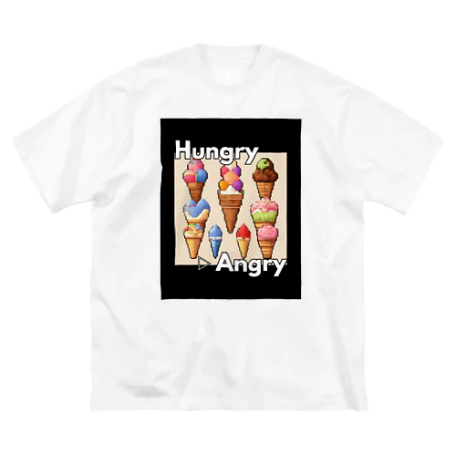 【アイスクリーム】hAngry ビッグシルエットTシャツ