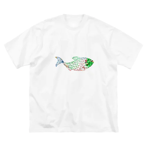 魚　water drop Big T-Shirt