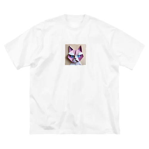 折り紙アニマル・ワシ猫ですねん！ ビッグシルエットTシャツ