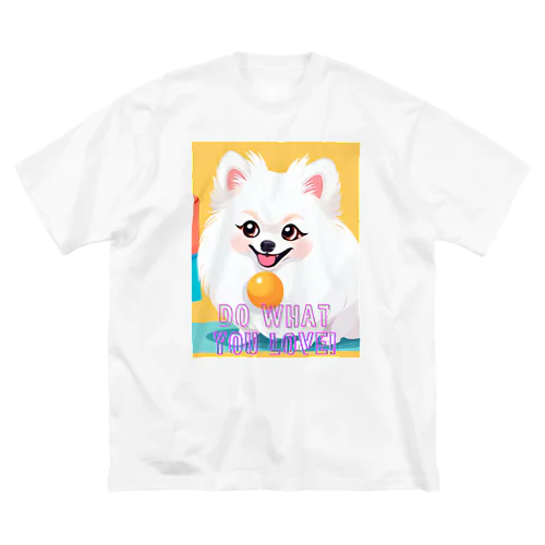 清楚系白ポメ　ポメ子 Big T-Shirt