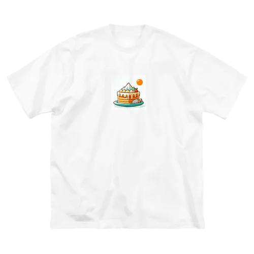 モンブランケーキ ビッグシルエットTシャツ