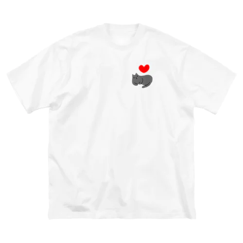 l love クロネコ Big T-Shirt