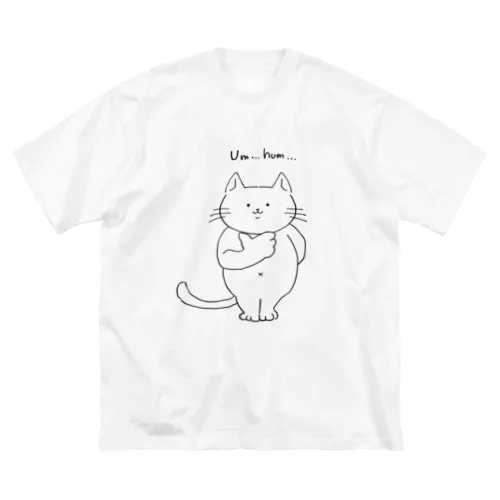 にじゅうあごねこ ビッグシルエットTシャツ