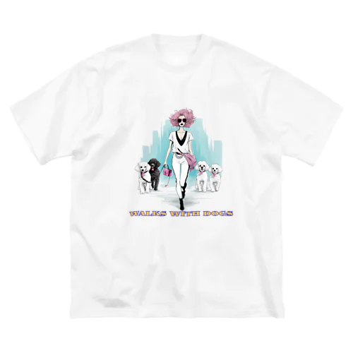 セレブな犬の散歩 Big T-Shirt