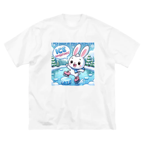 PONPONウサギ ビッグシルエットTシャツ