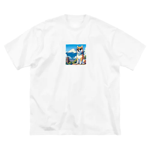 サングラス犬　【銀次郎】 Big T-Shirt