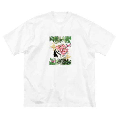 LIVING IN HARMONY WITH NATURE ビッグシルエットTシャツ