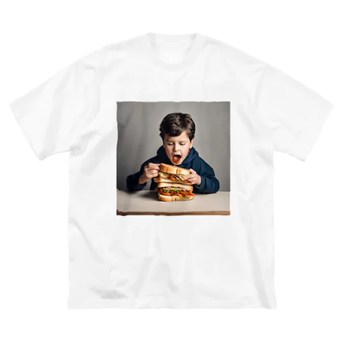 ホットサンド少年 ビッグシルエットTシャツ