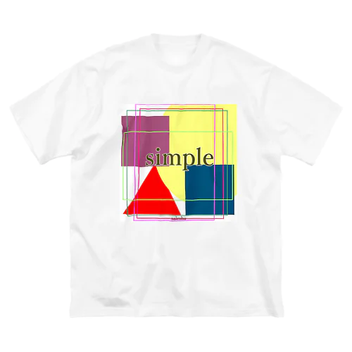 simple6 ビッグシルエットTシャツ