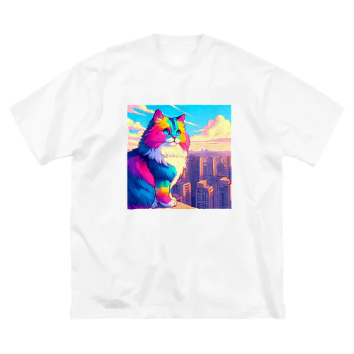 屋上のネコ Big T-Shirt