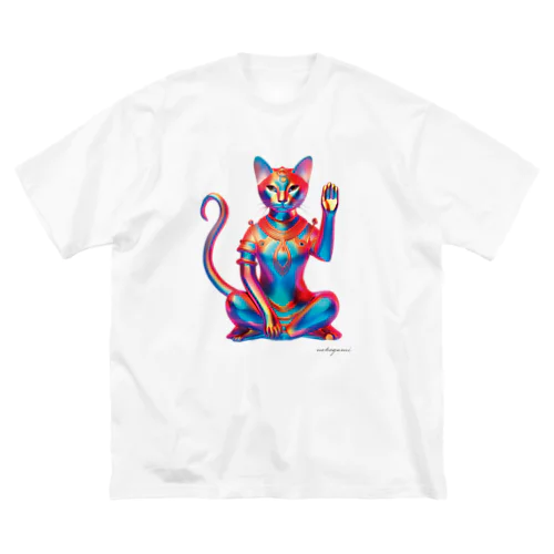 まねき猫神スペクトル ビッグシルエットTシャツ