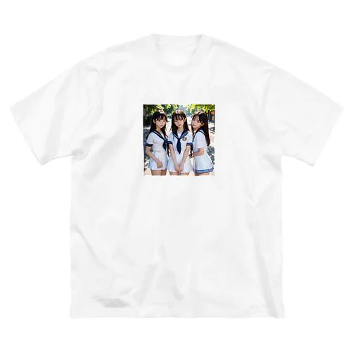 AI美女　 ビッグシルエットTシャツ