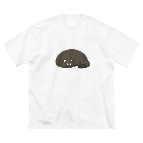 すやすやたぬき ビッグシルエットTシャツ