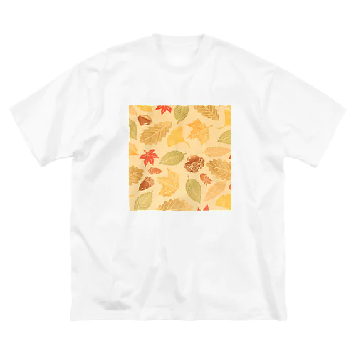 おちばとどんぐり ビッグシルエットTシャツ