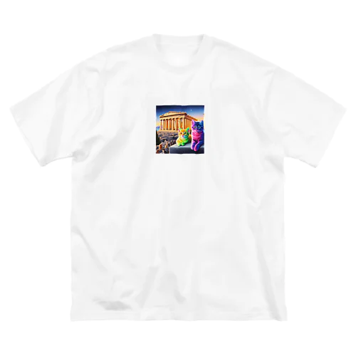パルテノン神殿のキャッツ ビッグシルエットTシャツ