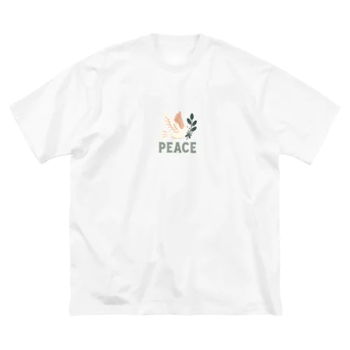 平和のハト ビッグシルエットTシャツ