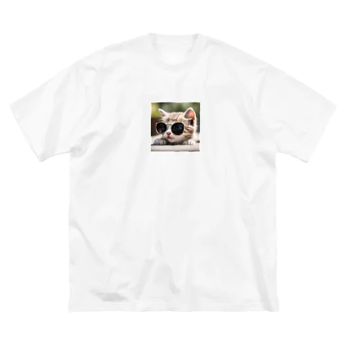 サングラスをかけたネコ Big T-Shirt