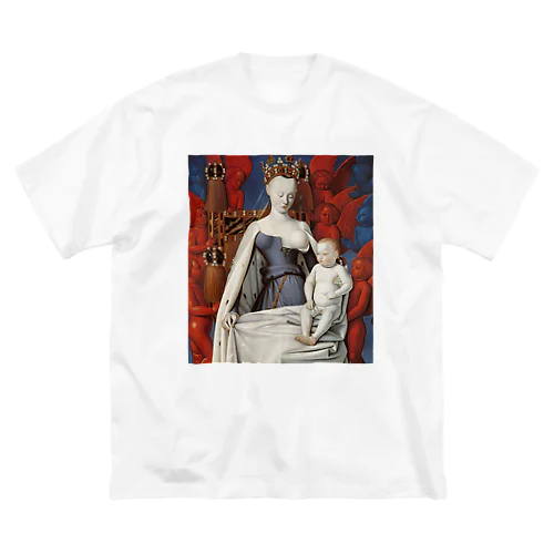 聖母子と天使たち / Virgin and Child Surrounded by Angels ビッグシルエットTシャツ