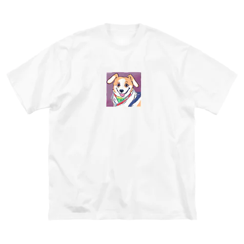funny dog ビッグシルエットTシャツ