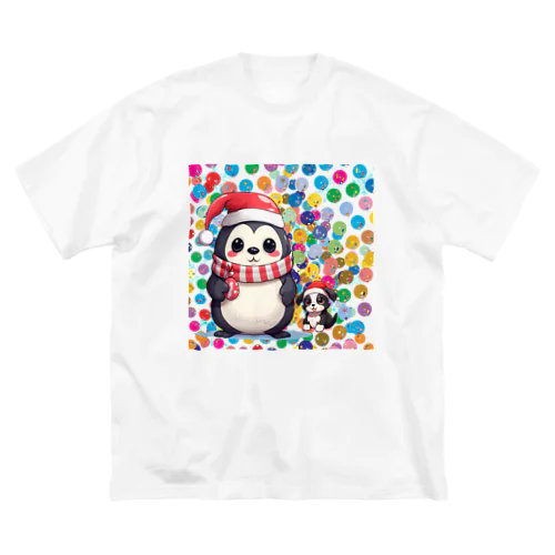 ペンギン犬 ビッグシルエットTシャツ