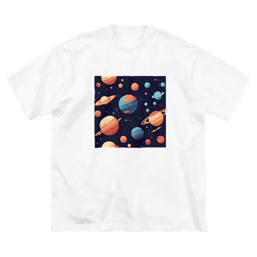 惑星　グッズ ビッグシルエットTシャツ