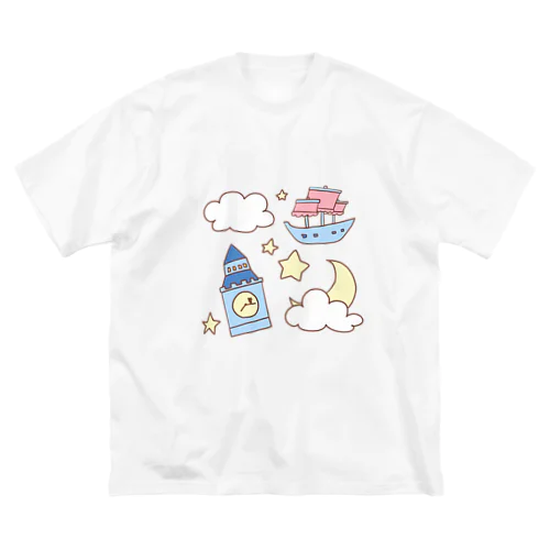 ピーターパン風 ビッグシルエットTシャツ