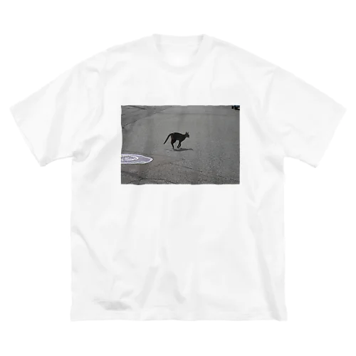 みなとねこ ビッグシルエットTシャツ