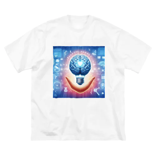 脳と愛のアート ビッグシルエットTシャツ