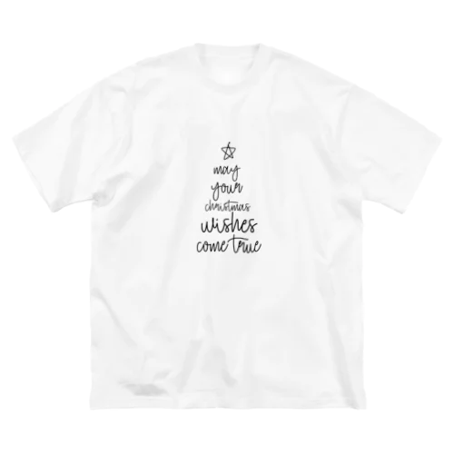 クリスマスツリー英文デザイン Big T-Shirt