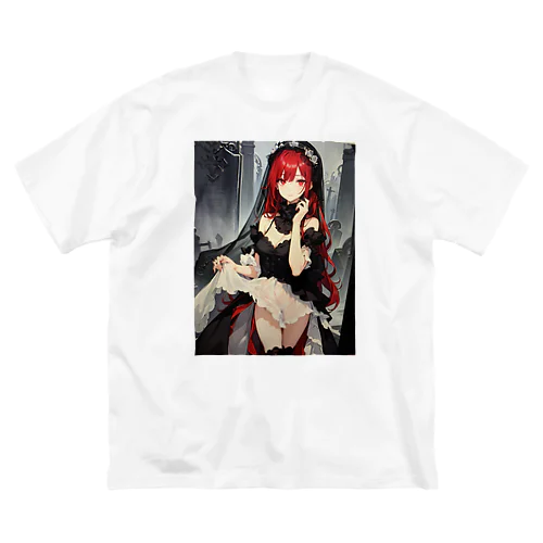 未亡人の誘い ビッグシルエットTシャツ