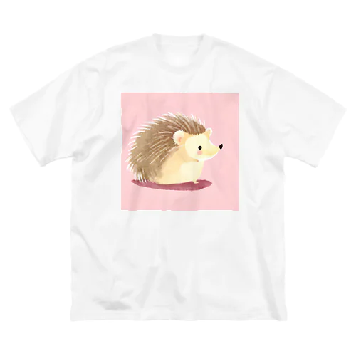 可愛いハリネズミ ビッグシルエットTシャツ