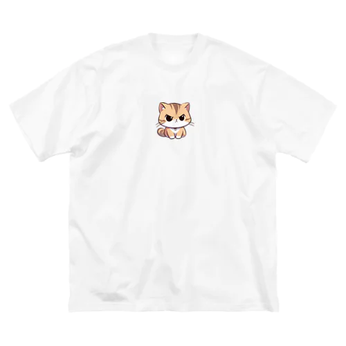 AI天風猫(怒1) ビッグシルエットTシャツ