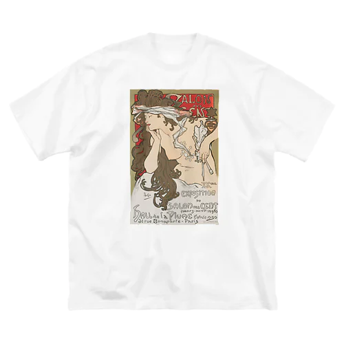 サロン・デ・サン by Alfons Mucha ビッグシルエットTシャツ