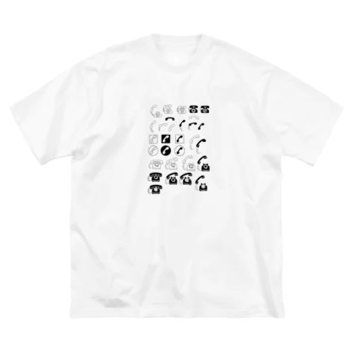 テレフォンマーク いろいろ ビッグシルエットTシャツ