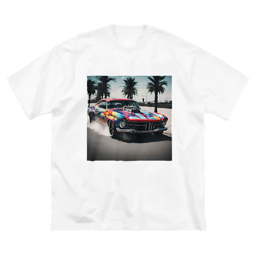 外車　かっこいい ビッグシルエットTシャツ